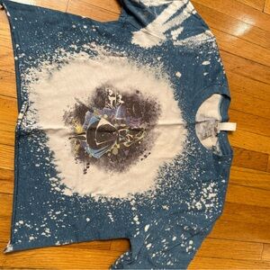 Disney Alice in Wonderland Watercolor Cropped Tshirt